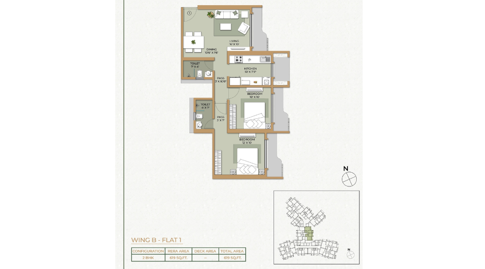 Ethics - Orovia - Floor - Plan - Wing - B - Flat - 1